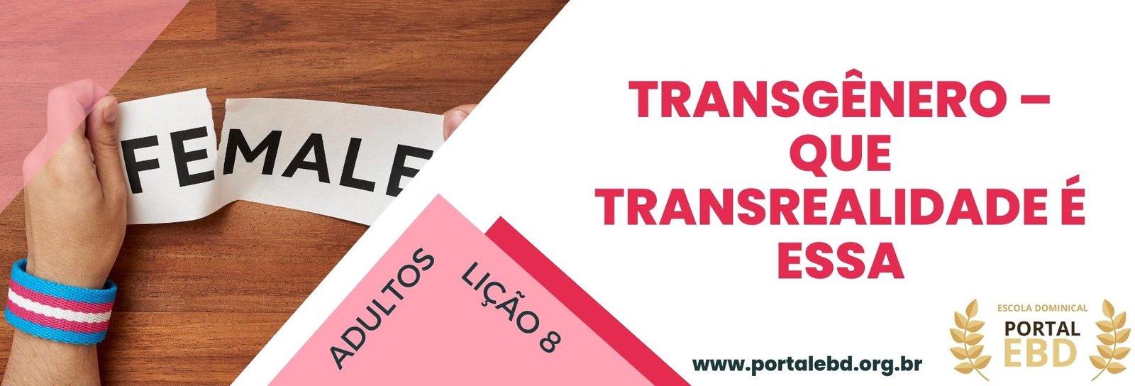 Lição 8 - Transgênero – Que transrealidade é essa I